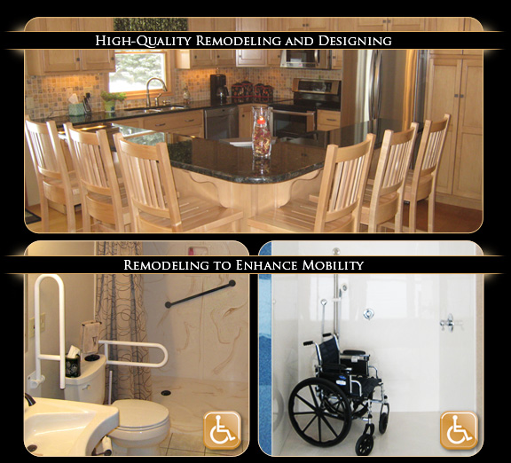 Bath and Kitchen and Remodeling for Mobility
